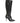 Dolce & Gabbana Black Leather Heels Knee High Boots Shoes