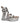 Dolce & Gabbana Silver Leather Platform Wedge Sandals Shoes
