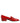Dolce & Gabbana Red Patent Leather Moccasin Slip On Shoes