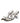 Dolce & Gabbana Black Silver Floral Block Heels Sandals Shoes