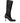 Dolce & Gabbana Black Suede Leather Knee High Boots Shoes