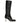 Dolce & Gabbana Black Suede Leather Knee High Boots Shoes