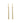 Saint Laurent Gold Brass Earrings