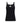PINKO Black Cotton Sleeveles T-Shirt