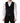 Dolce & Gabbana Black Wool Single Breasted Men Waistcoat Vest