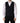 Dolce & Gabbana Black Wool Single Breasted Waistcoat Vest