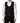 Dolce & Gabbana Black Stripe Single Breasted Waistcoat Vest