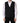 Dolce & Gabbana Black Wool Single Breasted Waistcoat Vest