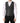 Dolce & Gabbana Dark Gray Wool Dress Formal Waistcoat Vest