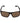 Polaroid Brown Plastic Sunglasses