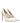Jimmy Choo Beige Satin Platform Pumps