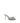 Prada Silver Calf Leather Bos Taurus Stiletto Heel Sandals