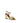 Valentino Garavani Gold Calf Leather Bos Taurus Platform Sandals