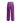 Sara Roka Purple Silk Casual Pants