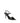 Balenciaga Black Calf Leather Bos Taurus Stiletto Heel Sandals