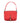 Mario Valentino Rosso Polyurethane Women's Bag with Removable Handles