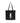 Maison Kitsuné Black Cotton Shoulder Bag