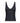 Saint Laurent Black Silk Sleeveles T-Shirt