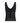 Saint Laurent Black Silk Sleeveles T-Shirt