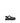 Prada Black Calf Leather Bos Taurus Flat Sandals