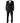 Dolce & Gabbana Black Wool Slim Fit Formal 3 Piece Men Suit