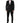 Dolce & Gabbana Black Wool 2 Buttons Formal 2 Piece Suit