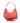 Mario Valentino Rosso Polyurethane Women's Bag with Removable Shoulder Strap