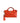 Baldinini Trend Orange Leather Women Handbag