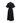Ella Black Cotton Casual Dress