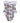 John Galliano White Floral Print Strapless One-Piece Swimsuit Swimwear