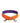 Dolce & Gabbana Orange Purple Calf Leather Bag Accessory  Shoulder Strap