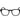 Fila Black Plastic Glasses (Frames)