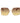 Max Mara Gold Metal Sunglasses