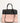 Louis Vuitton Pink and Black Leather City Steamer Leather Handbag