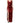 Dolce & Gabbana Red Leopard Print Silk Side Slit Maxi Dress