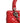 Christian Dior Red Cannage Lambskin Leather Lady Dior Bag