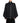 Jil Sander Black Alpaca Leather Cardigan