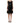 Dolce & Gabbana Black Silk Satin Lace Sleeveless Mini Dress