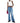 Valentino Blue Cotton Relaxed Fit Jeans