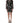 MSGM Black White Long Sleeve Printed Mini Dress