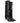 The Attico Black Leather High Heel Boots