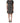Dolce & Gabbana Black Logo Print Cotton Knee Length Dress