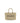 PINKO Beige Raffia Shoulder Bag
