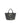 Ganni Gray Recycled Cotton Shoulder Bag