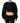 Philosophy Black Cropped ZipperBack Sweatshirt Sweater