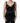 Dolce & Gabbana Black Silk Lace Trim Camisole V-neckline Tank Top