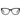 Carolina Herrera Black Plastic Glasses (Frames)