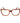 Victoria Beckham Orange Metal & Plastic Glasses (Frames)