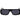 GCDS Black Plastic Sunglasses