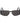 GCDS Black Plastic Sunglasses